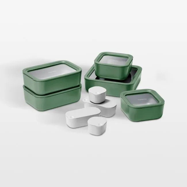 Caraway ® Sage 13-Piece Glass Food Storage Set