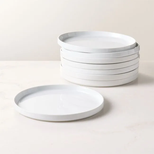 Frank White Dinner Plates Set of 8