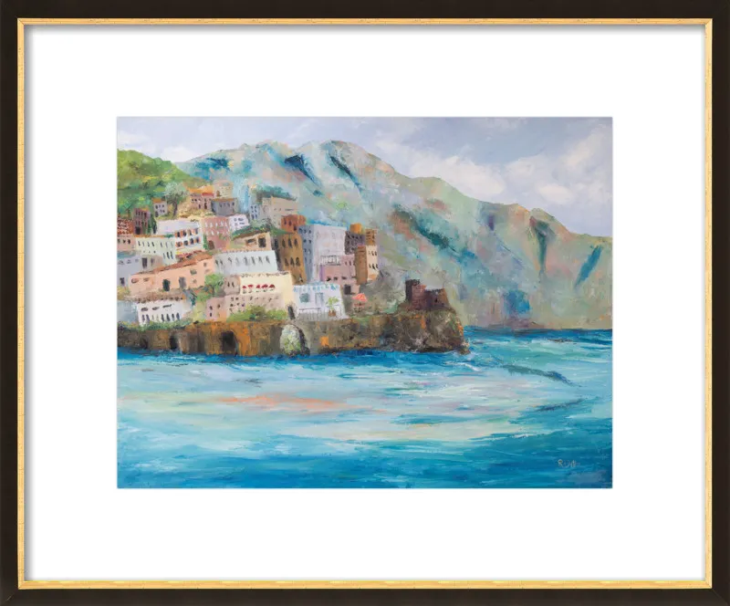 Amalfi Coast by Renee A Ortiz for Artfully Walls