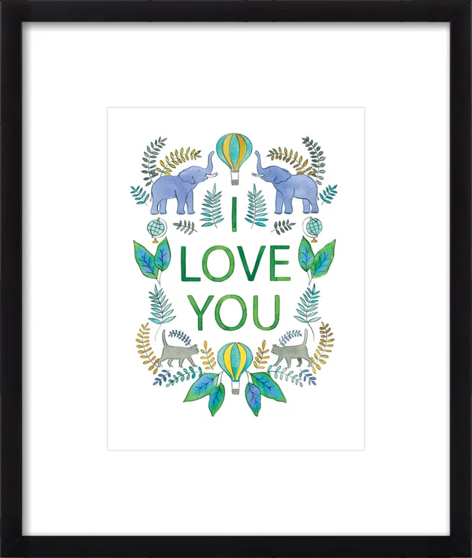 I Love You by Rachel Rogers for Artfully Walls