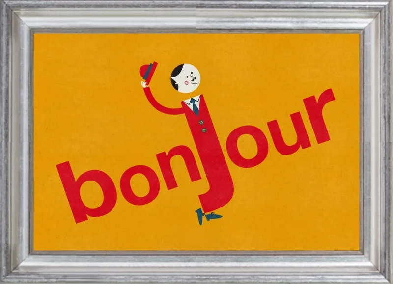 Bonjour by Blanca Gómez for Artfully Walls