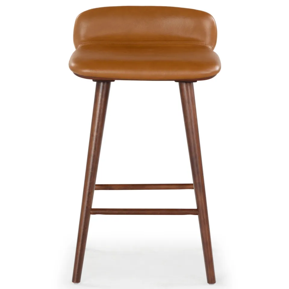 Tazmyn Counter Stool - Brown/Walnut