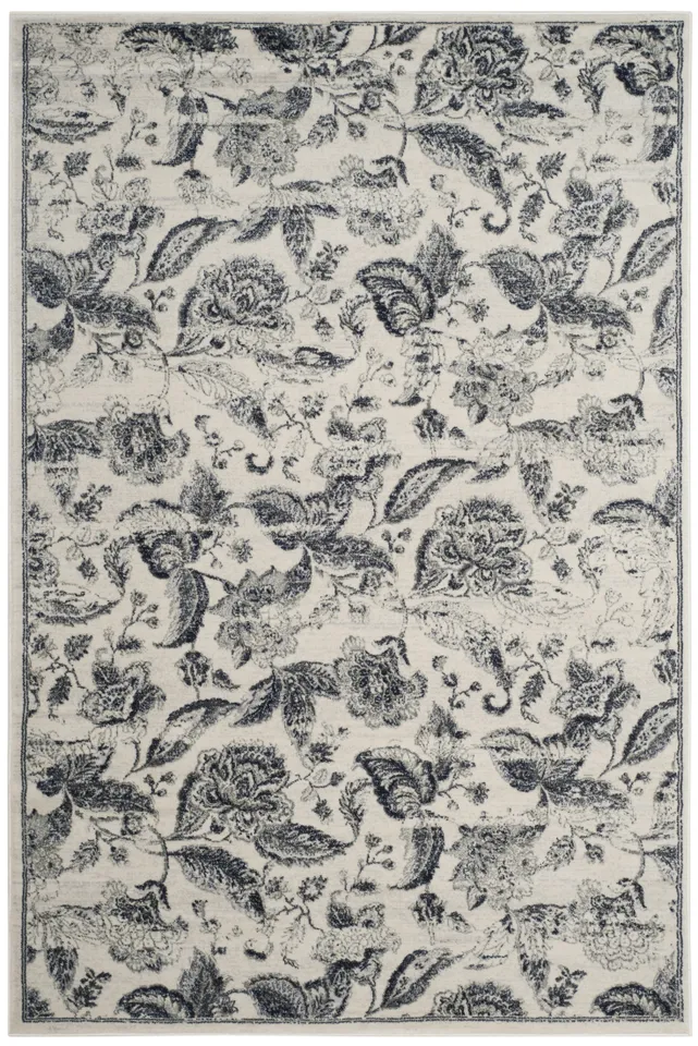 Arlo Home Woven Area Rug, CNG622C, Cream/Light Grey,  3' X 5'