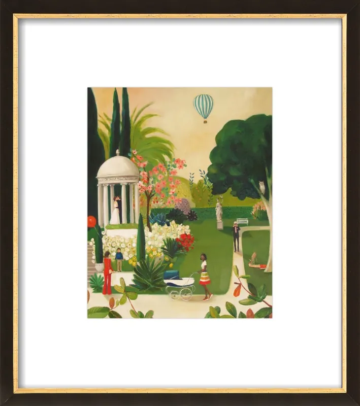A Fainting in the Botanical Gardens by Janet Hill for Artfully Walls