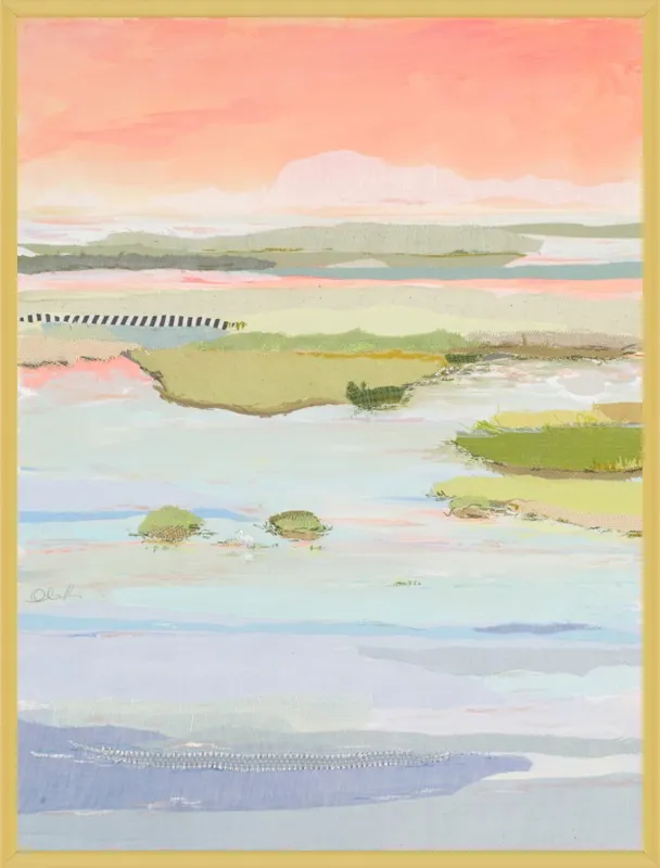 Marsh Blush West by Karin Olah for Artfully Walls