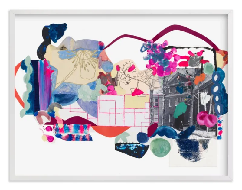 Pink And Blues Landscape Limited Edition Fine Art Print