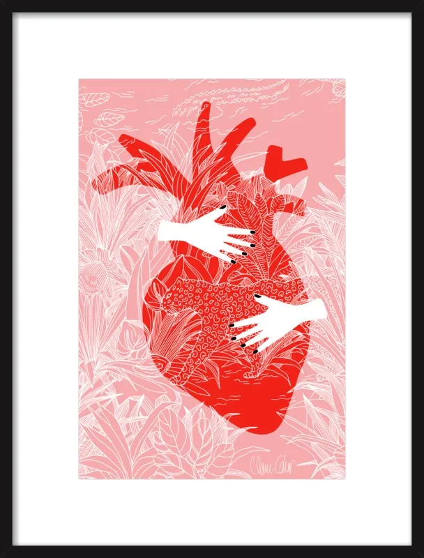 REFUGE ROSE by Claire Colin for Artfully Walls