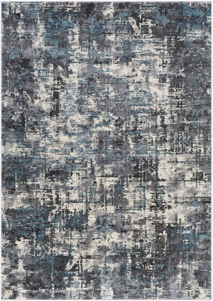 Pune Gray Indoor 2' x 2'11" Machine Woven Rug
