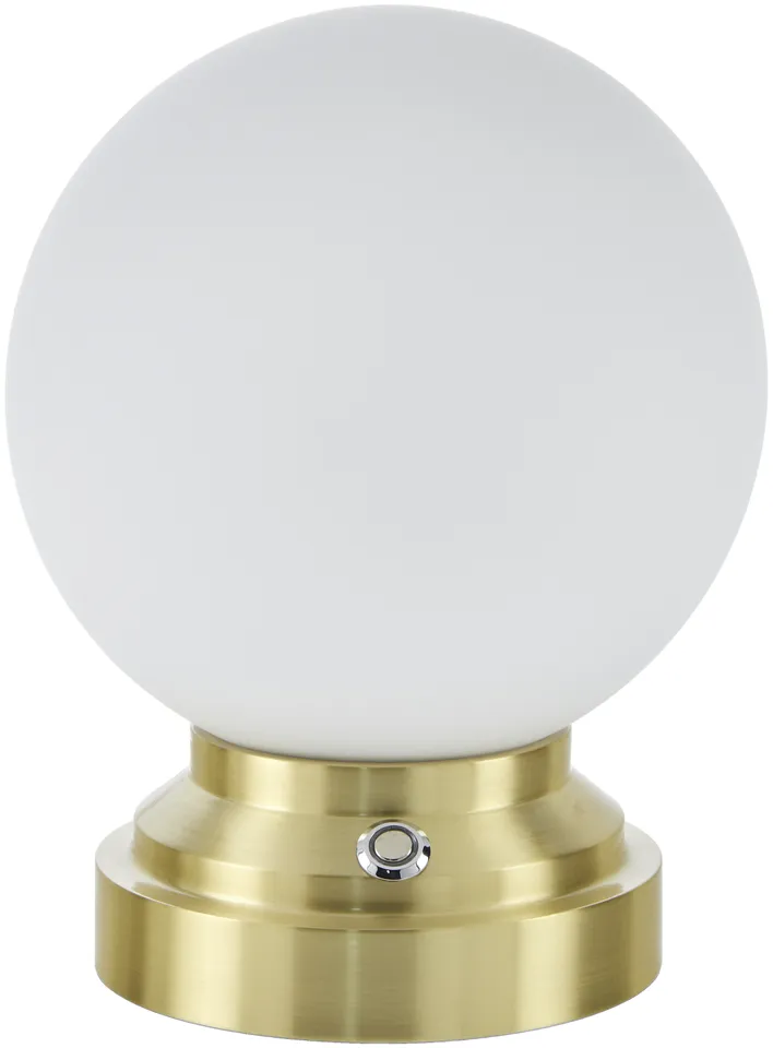 Tamsin  Plated 10"H x 8"W x 8"D Accent Table Lamp