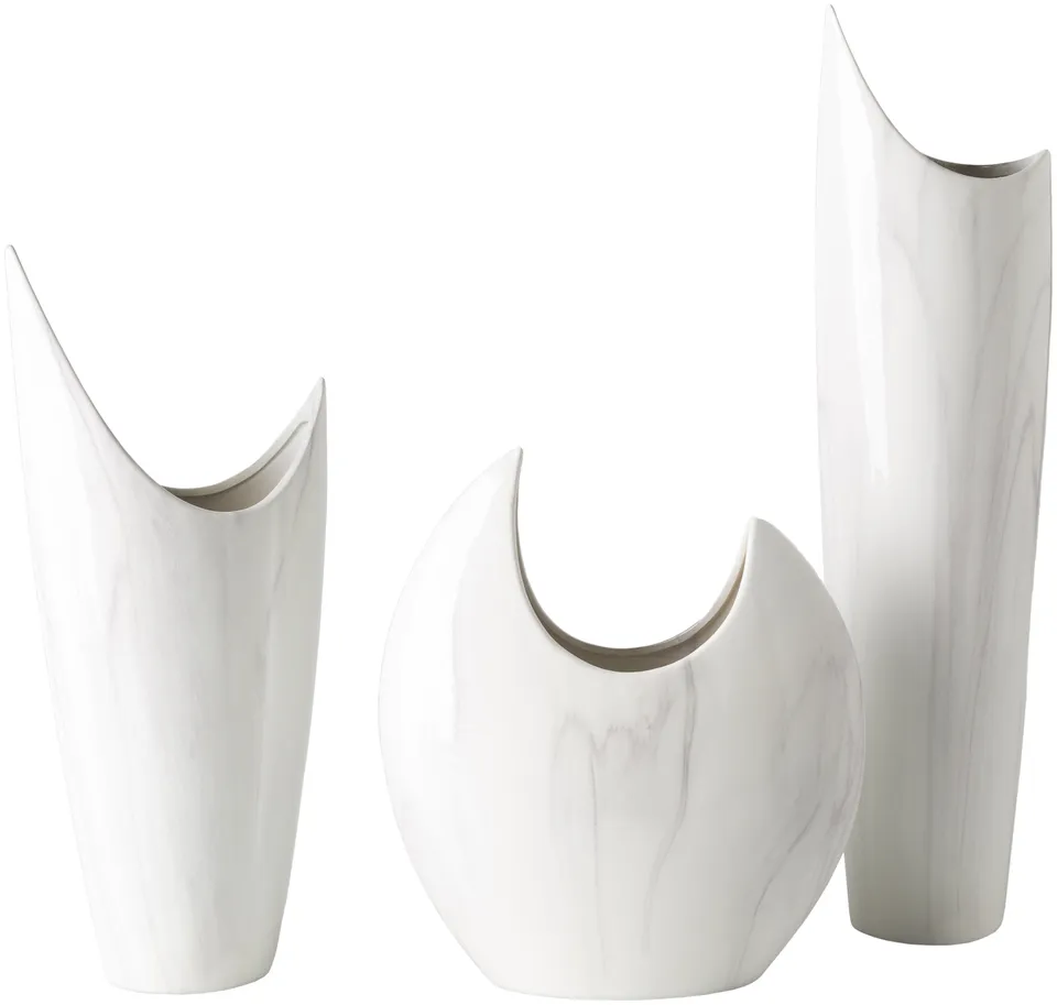 Hamilton HMI-001 20"H x 5"W x 4"D,  11"H x 10"W x 4"D,  15"H x 7"W x 4"D Vase