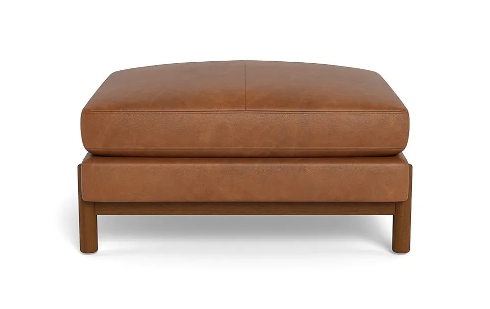 Oslo Leather Rectangle Ottoman