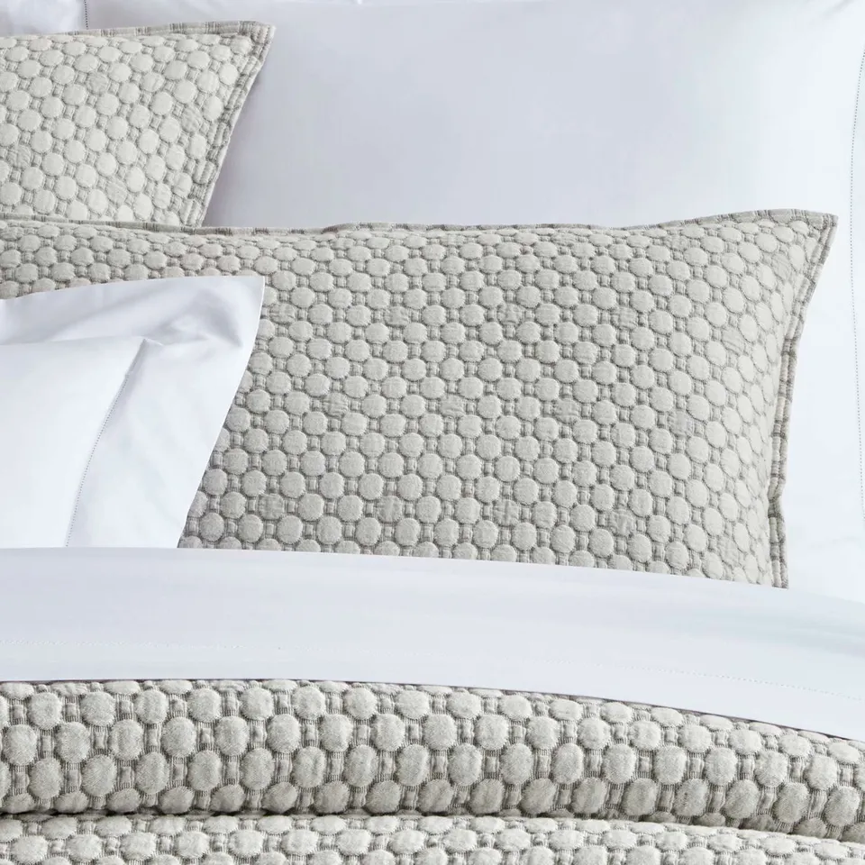 Lodi Silver Matelasse Sham