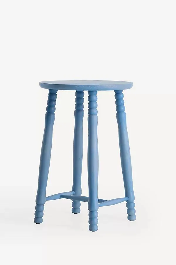 Pierre Turned Wood Counter Stool