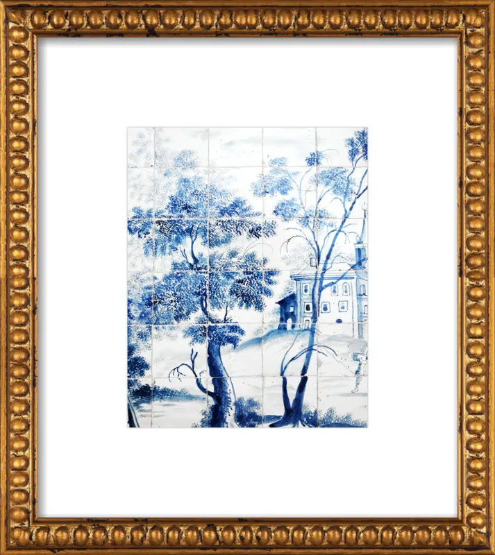 Lisbon Blue Tiles Two by Lupen Grainne for Artfully Walls
