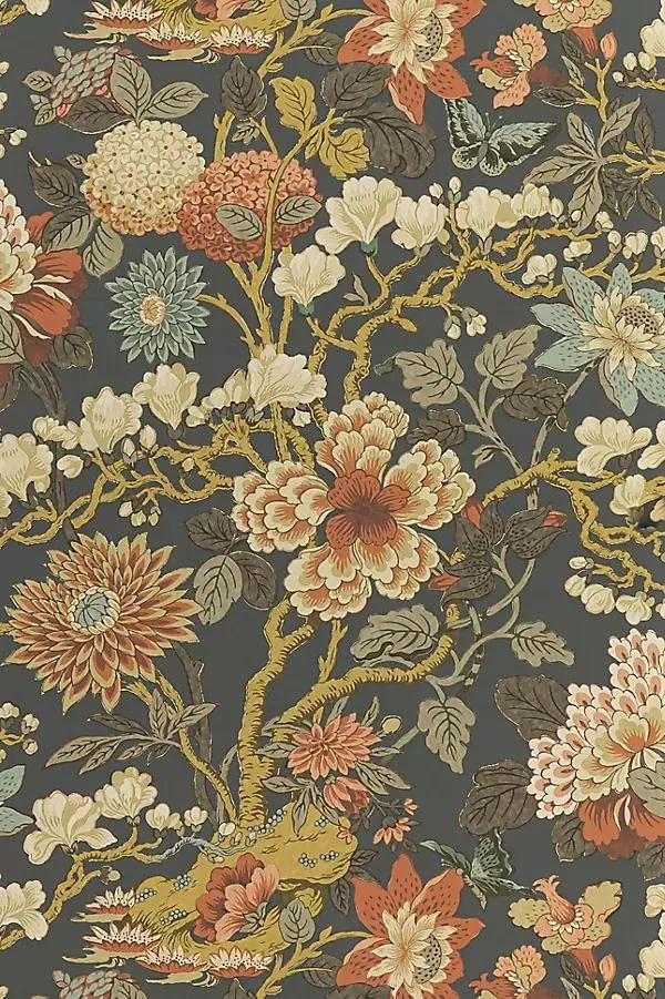 Magnolia Floral Wallpaper