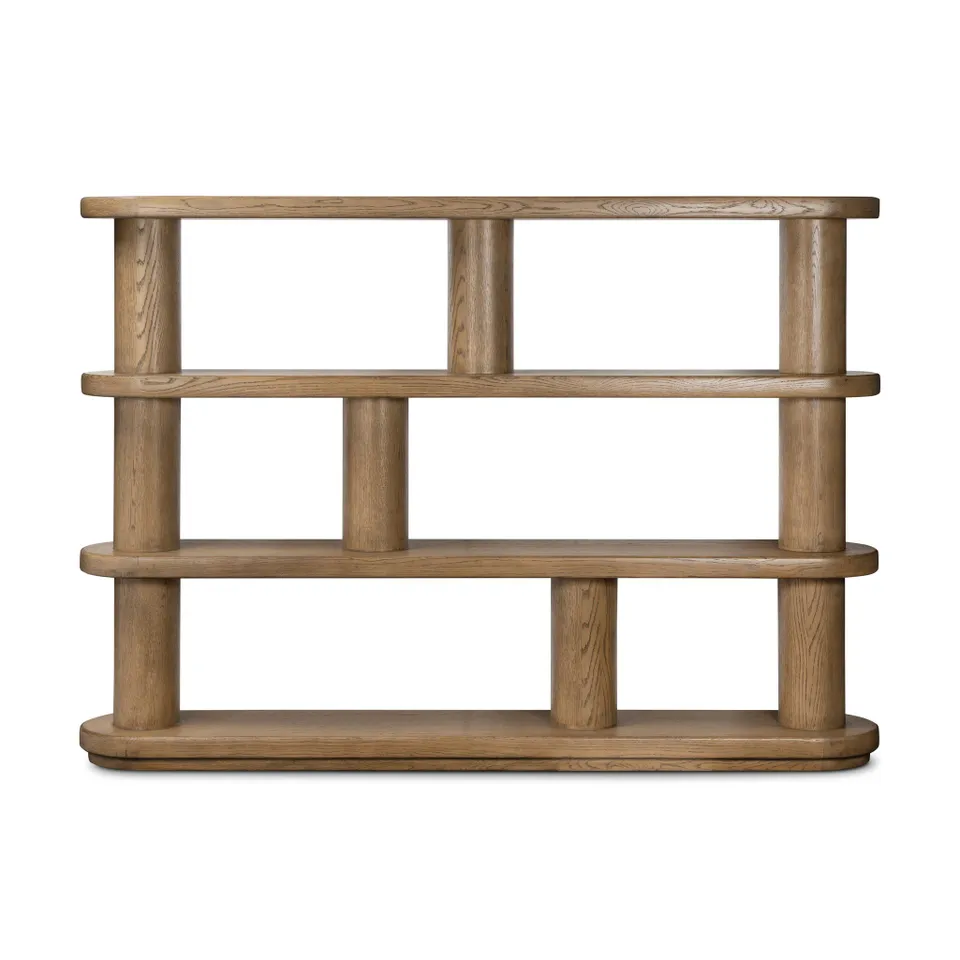 Luciana Bookcase - Smoked Oak Veneer