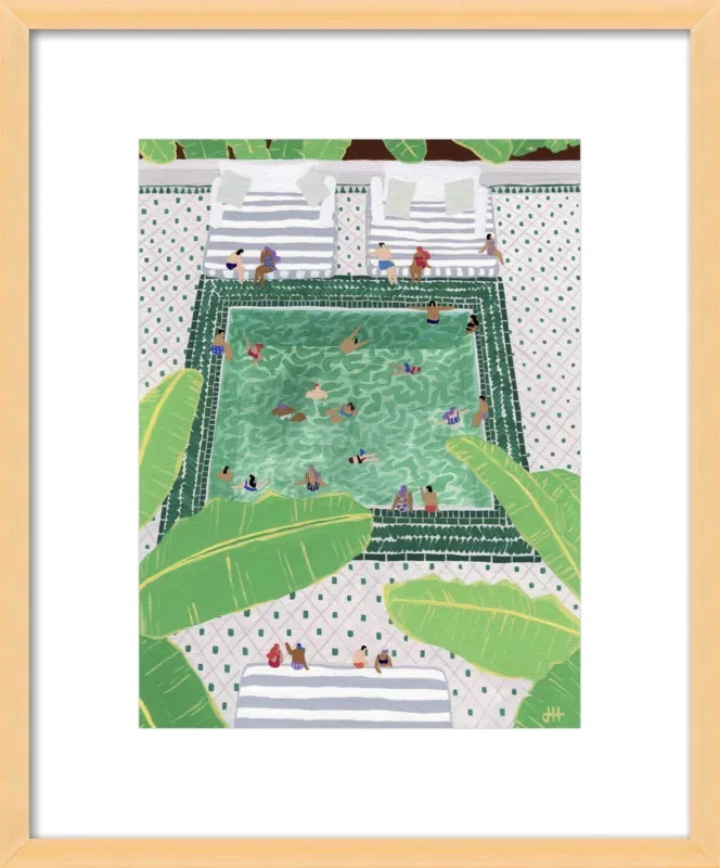 Green Riad by Joanne Ho for Artfully Walls
