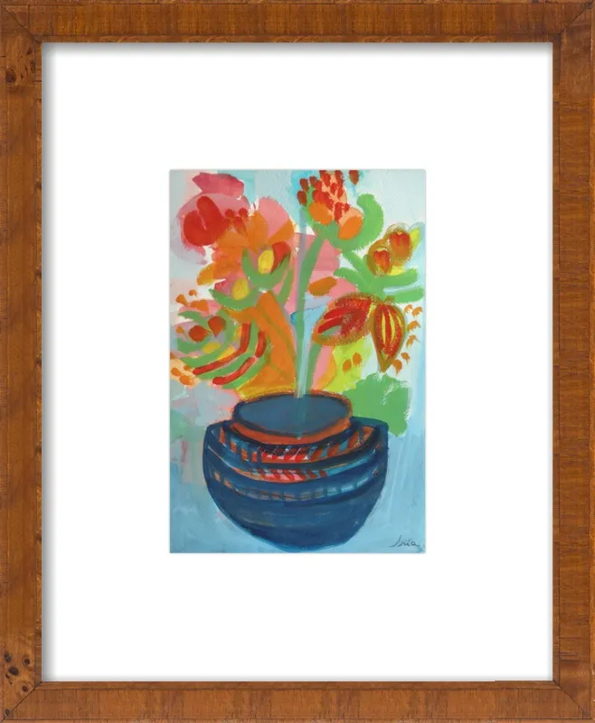 Red Flowers by Iria Fernandez Alvarez for Artfully Walls