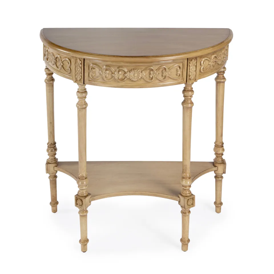 Danelle Antique Beige Console Table