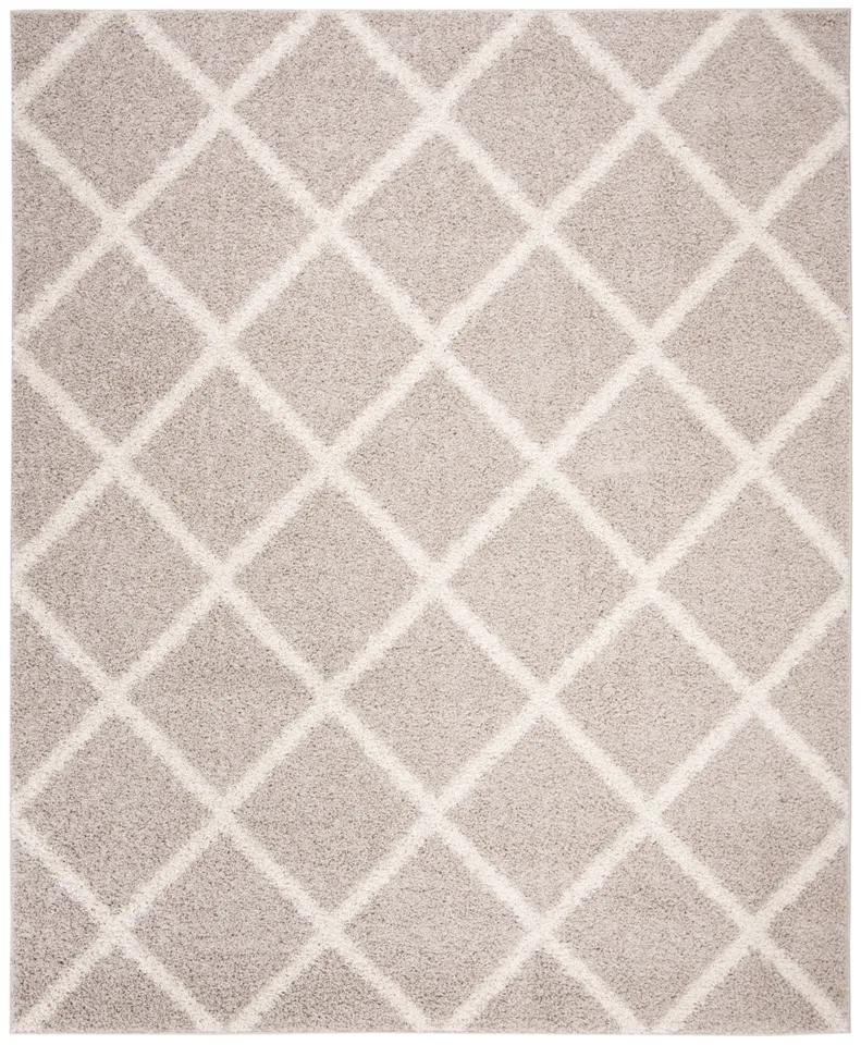 Arlo Home Woven Area Rug, SG169F, Light Grey/Ivory,  8' X 10'