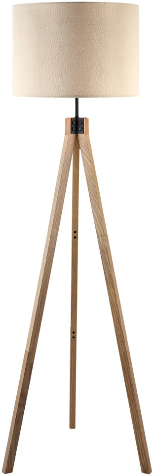 Verdantia  Natural 61"H x 19"W x 19"D Accent Floor Lamp