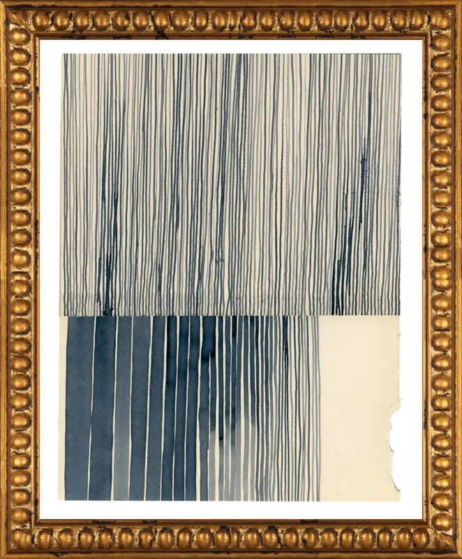 Not a Circle (Payne's Grey 1) by Kate Castelli for Artfully Walls