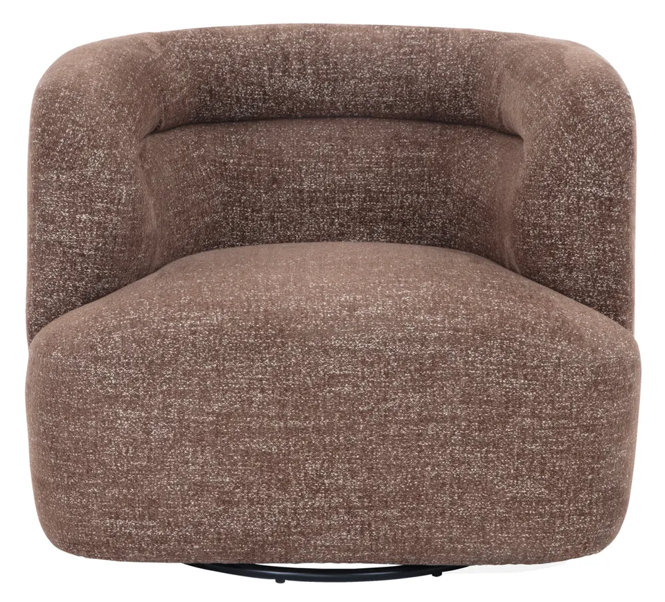 Joangela Swivel Chair - Dark Brown