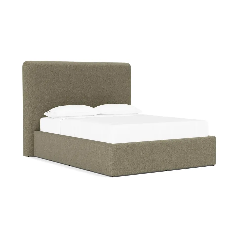 The Citizenry Alpine Bed Tall Headboard | Twin | Sage