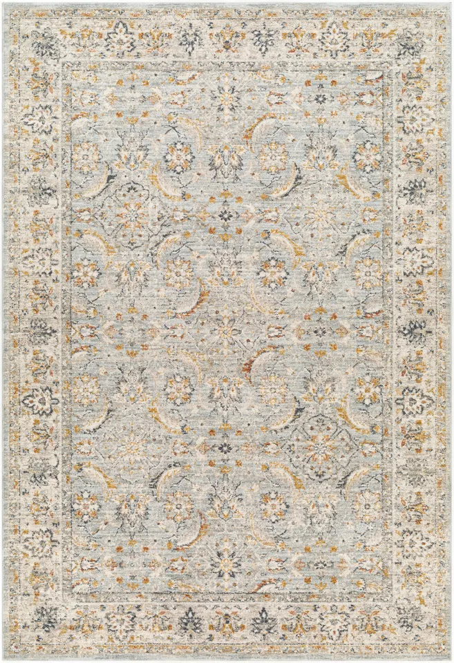 Beckham Gray Indoor 2'7" x 7'3" Machine Woven Rug