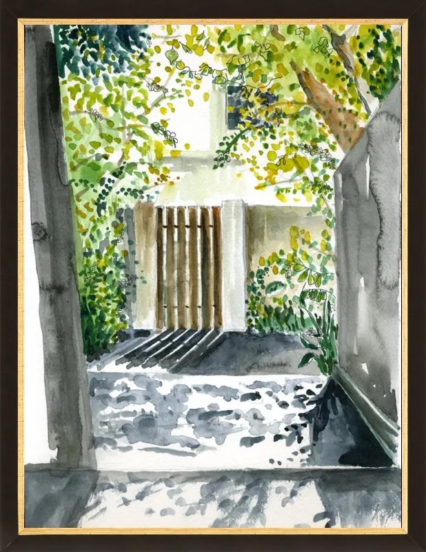 Garden Gate by Miri Eshet for Artfully Walls