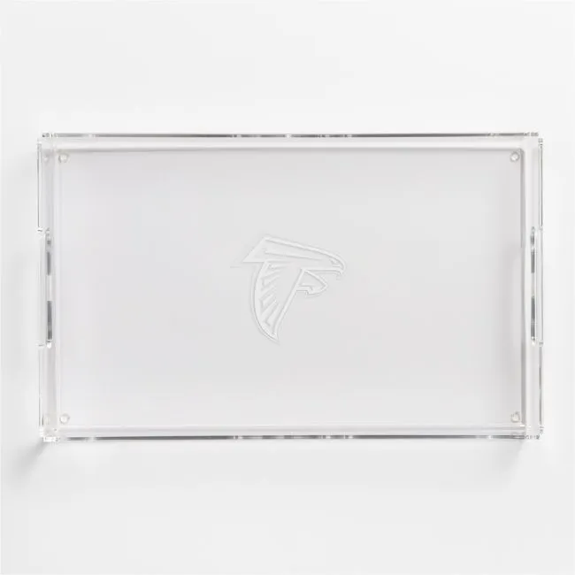 NFL Atlanta Falcons Small Rectangle Acrylic Decorative Tray