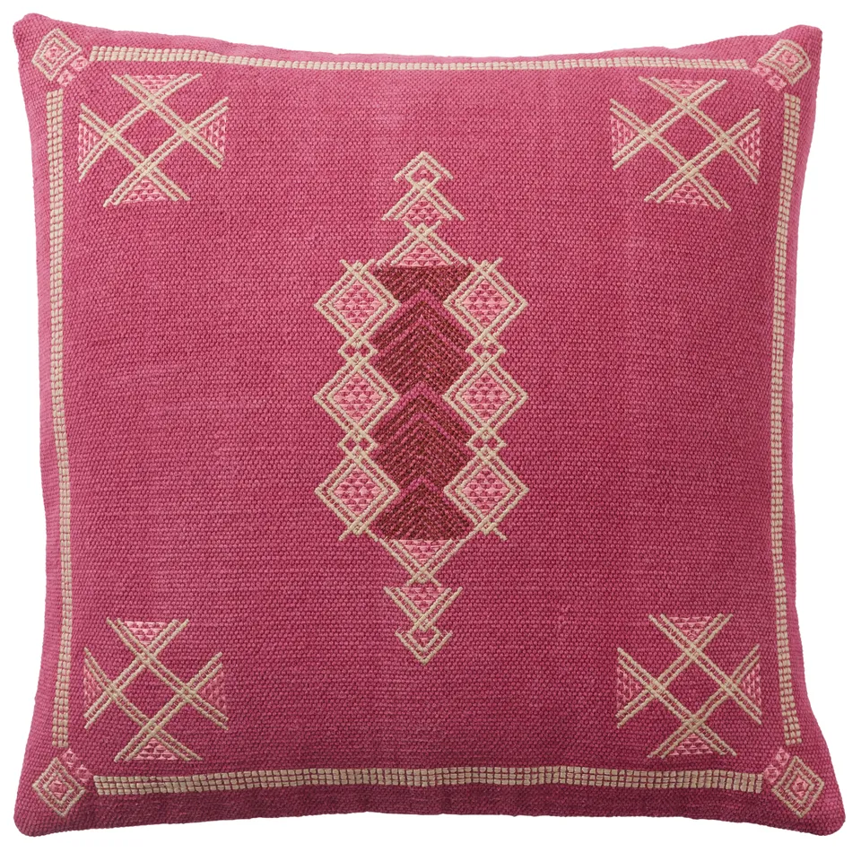 Design (US) Magenta Tan 24"X24" Pillow
