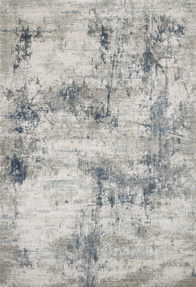 Loloi Sienne Ivory / Ocean 5'-3" x 7'-8"