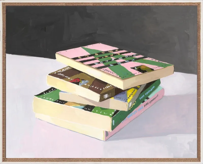 Vonnegut Stack by Elizabeth Mayville for Artfully Walls