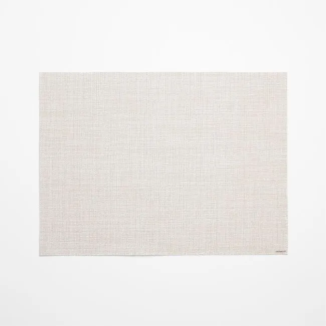 Chilewich ® Crepe Rectangular White Vinyl Placemat