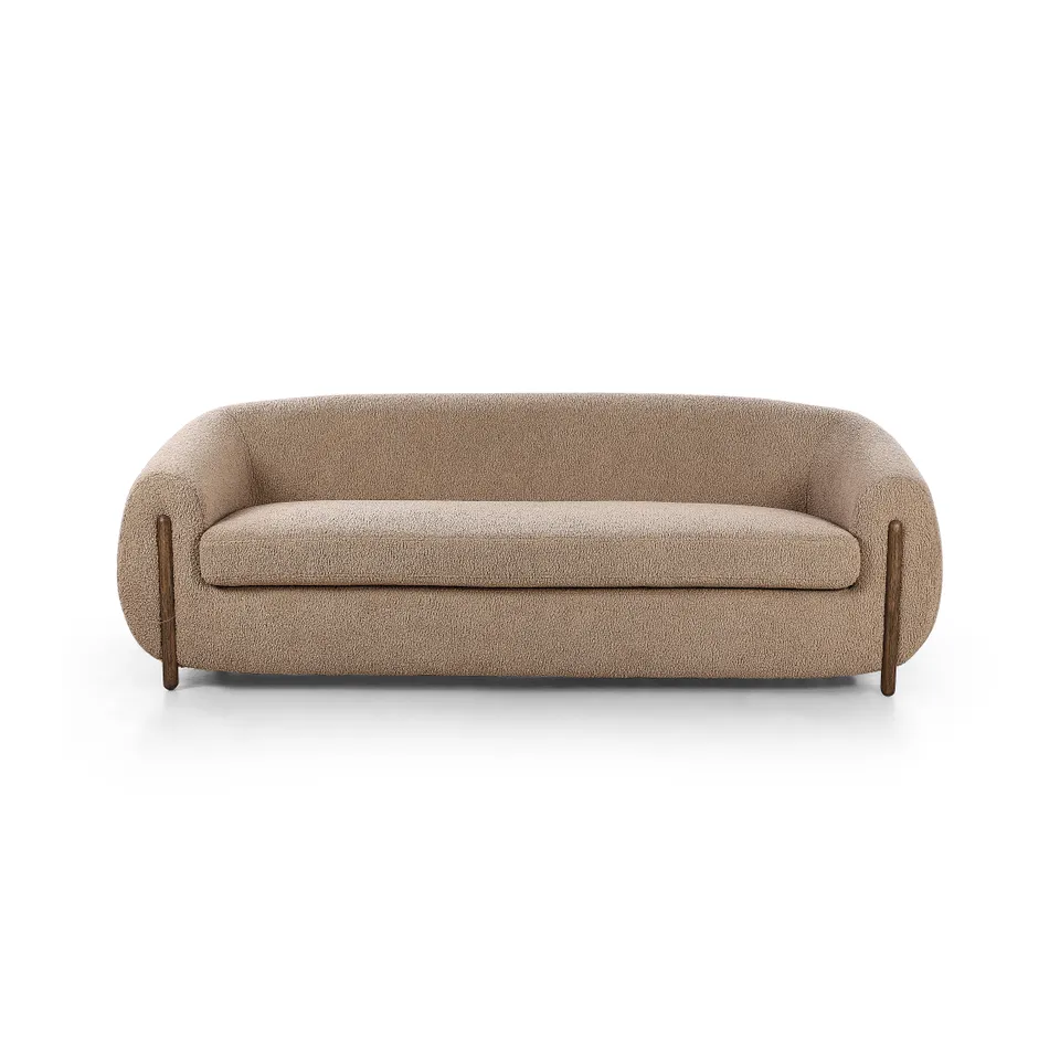 Lyla Sofa - Sheepskin Camel