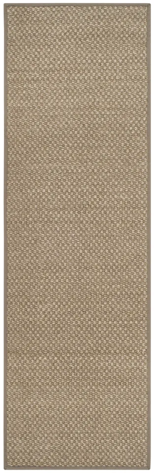 Arlo Home Woven Area Rug, NF153A, Natural/Grey,  2' 6" X 8'
