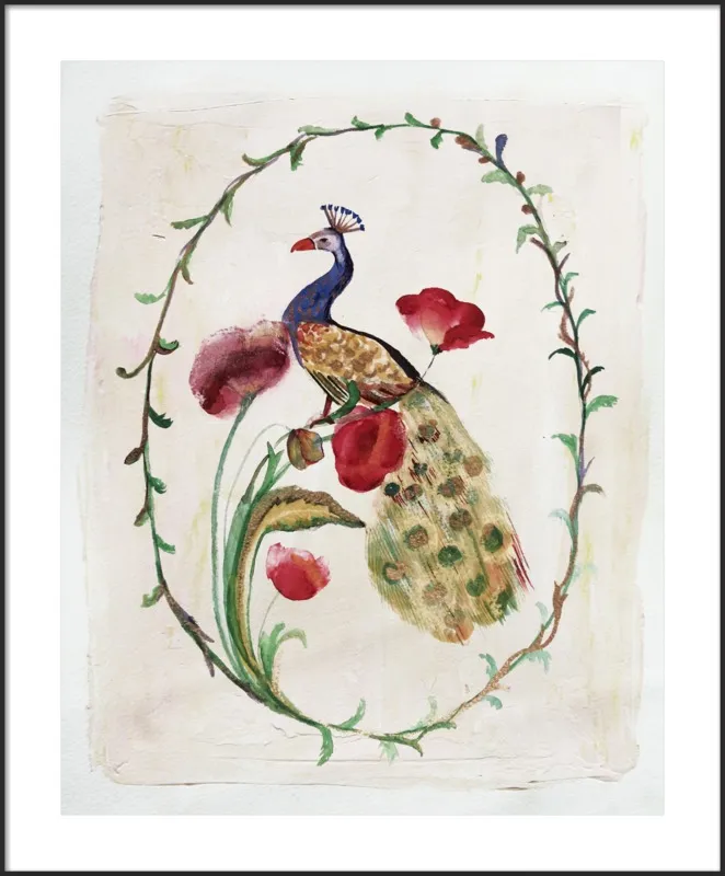 Peacock by Ruti Shaashua for Artfully Walls