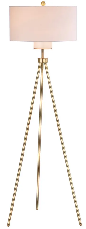 Enrica 66-Inch High Floor Lamp - Brass/Gold