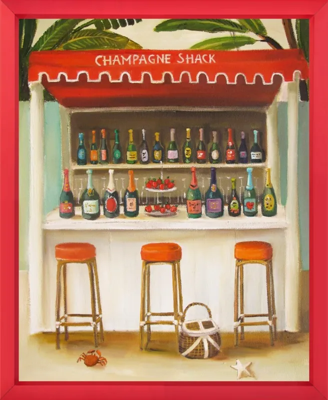 Champagne Shack by Janet Hill for Artfully Walls