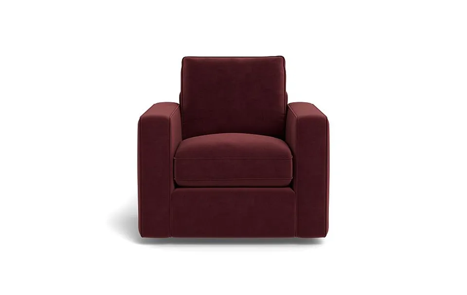 James Accent Chair with Contrast Piping