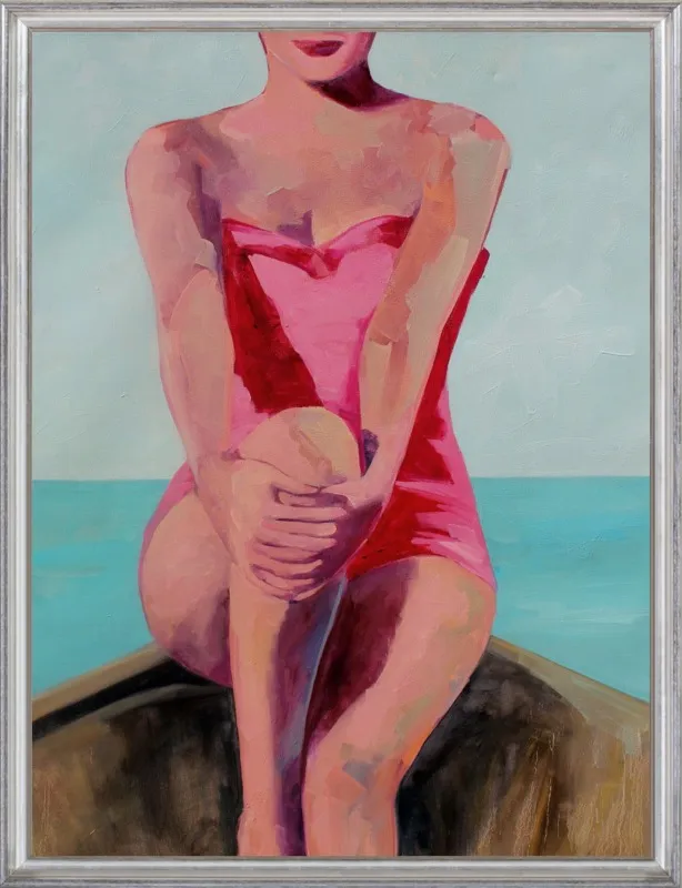 Woman in a Boat by T. S. Harris for Artfully Walls
