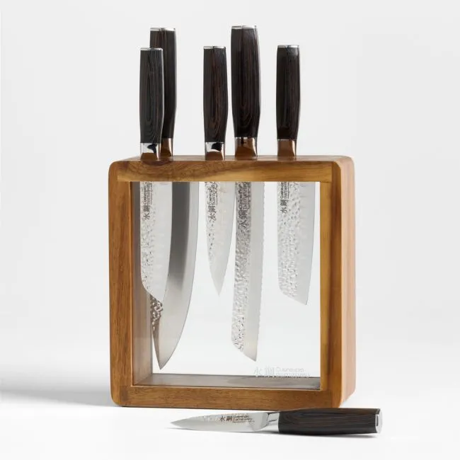 Cuisine::pro® Damashiro EMPEROR® Mokuzai 7-Piece Block Set