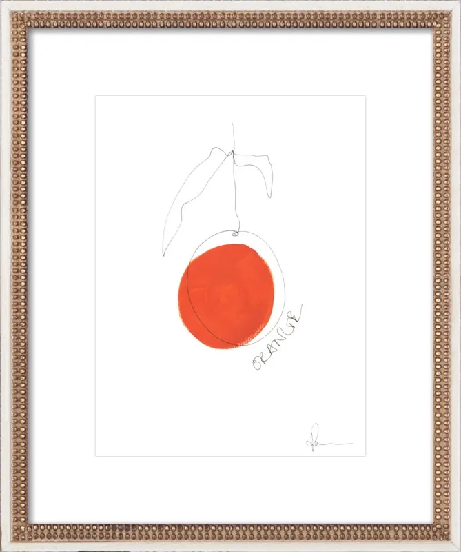Orange by Polly Mann for Artfully Walls