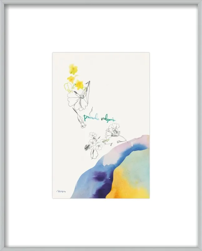 Primula Vulgaris by META WRABER for Artfully Walls