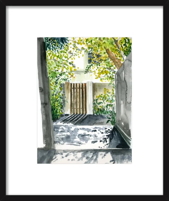 Garden Gate by Miri Eshet for Artfully Walls