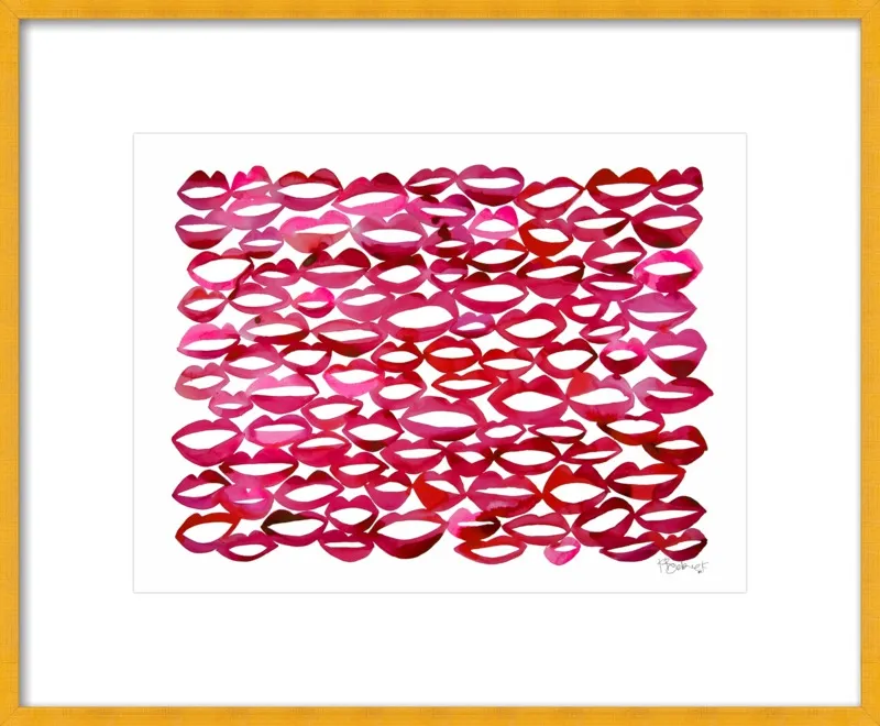 Juicy Lips by Kate Roebuck for Artfully Walls
