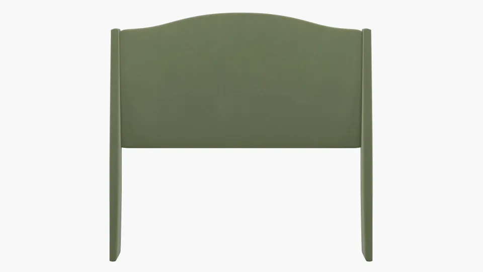 Classic Wingback Headboard, Vert Classic Velvet, Full
