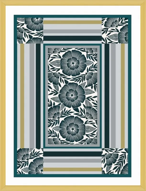 Botanical Frame 1 by Katharine Watson for Artfully Walls