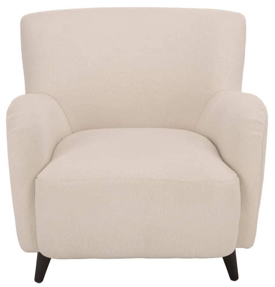 Safavieh Couture Rayanne Large Wingback Chair, Ivory